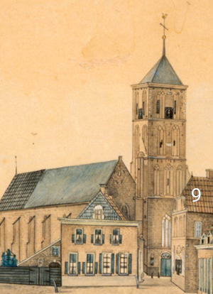 8en9 detail kerk stadhuis Lochem
