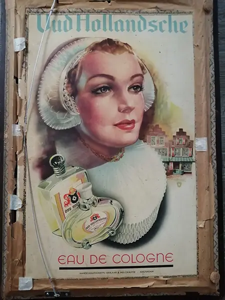 achterkant schilderij horsterbrug