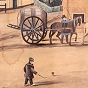 het dorp Oene (1): biervat