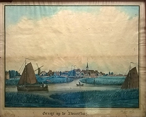 Gezigt op de Zwartsluis